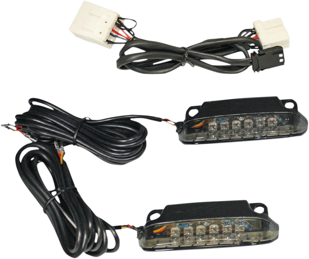 Custom Dynamics CD-LR-09-S LED Saddlebag Rail Light Bars - Smoke Lens