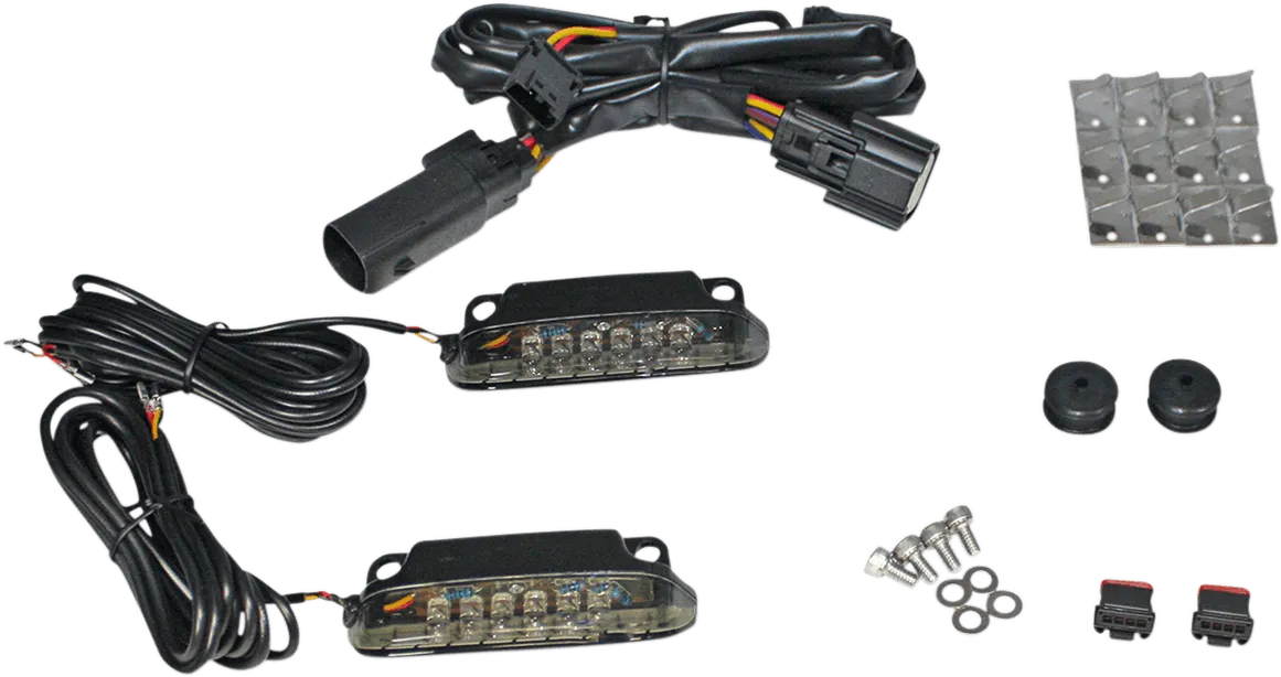 Custom Dynamics CD-LR-09-S LED Saddlebag Rail Light Bars - Smoke Lens