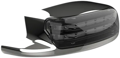 Custom Dynamics PB-FT-TOUR-S-C Probeam Rear Fender Tip Lights - Chrome Finish, Smoke Lens