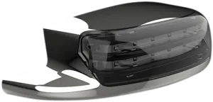 Custom Dynamics PB-FT-TOUR-S-C Probeam Rear Fender Tip Lights - Chrome Finish, Smoke Lens