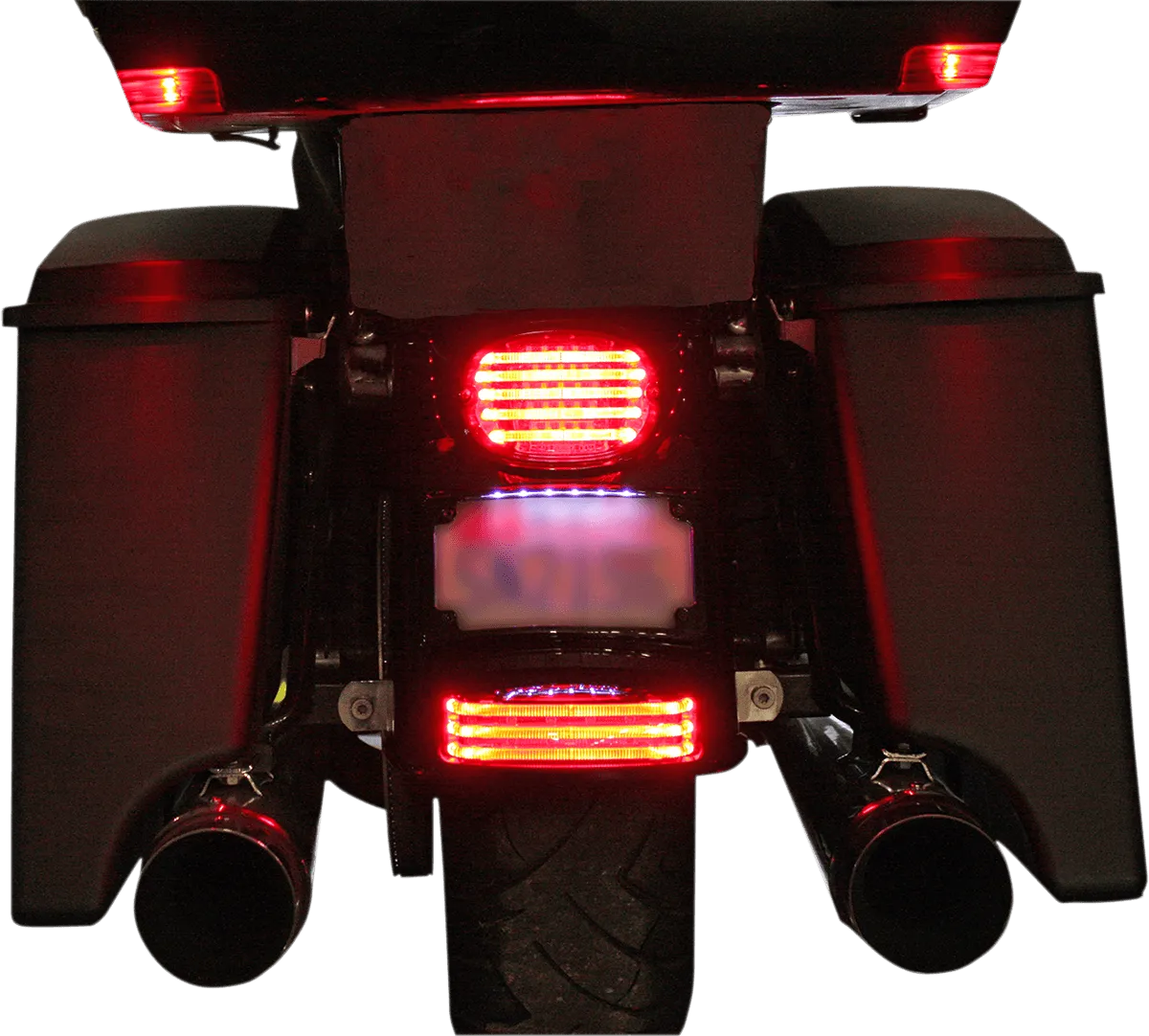 Custom Dynamics PB-FT-TOUR-S-C Probeam Rear Fender Tip Lights - Chrome Finish, Smoke Lens