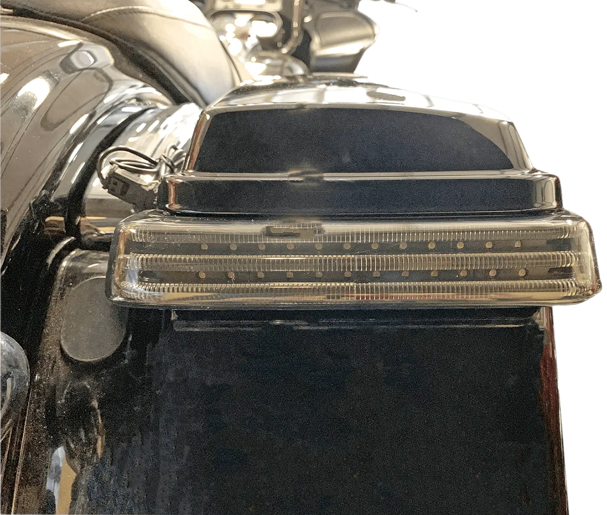 Custom Dynamics PB-SBSEQ-BCM4BS Probeam Sequential LED Saddlebag Light - Gloss Black With Smoke Lens