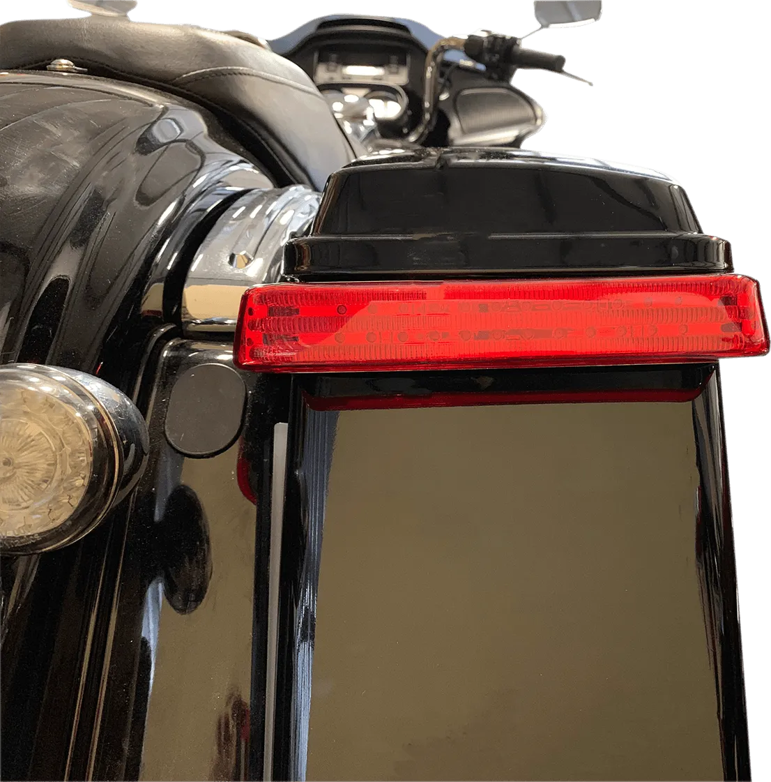 Custom Dynamics PB-SBSEQ-HD-BS Probeam Sequential LED Saddlebag Light - Gloss Black With Smoke Lens