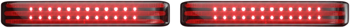 Custom Dynamics PB-SBSEQ-SS6-BS Probeam Sequential LED Saddlebag Light - Gloss Black With Smoke Lens