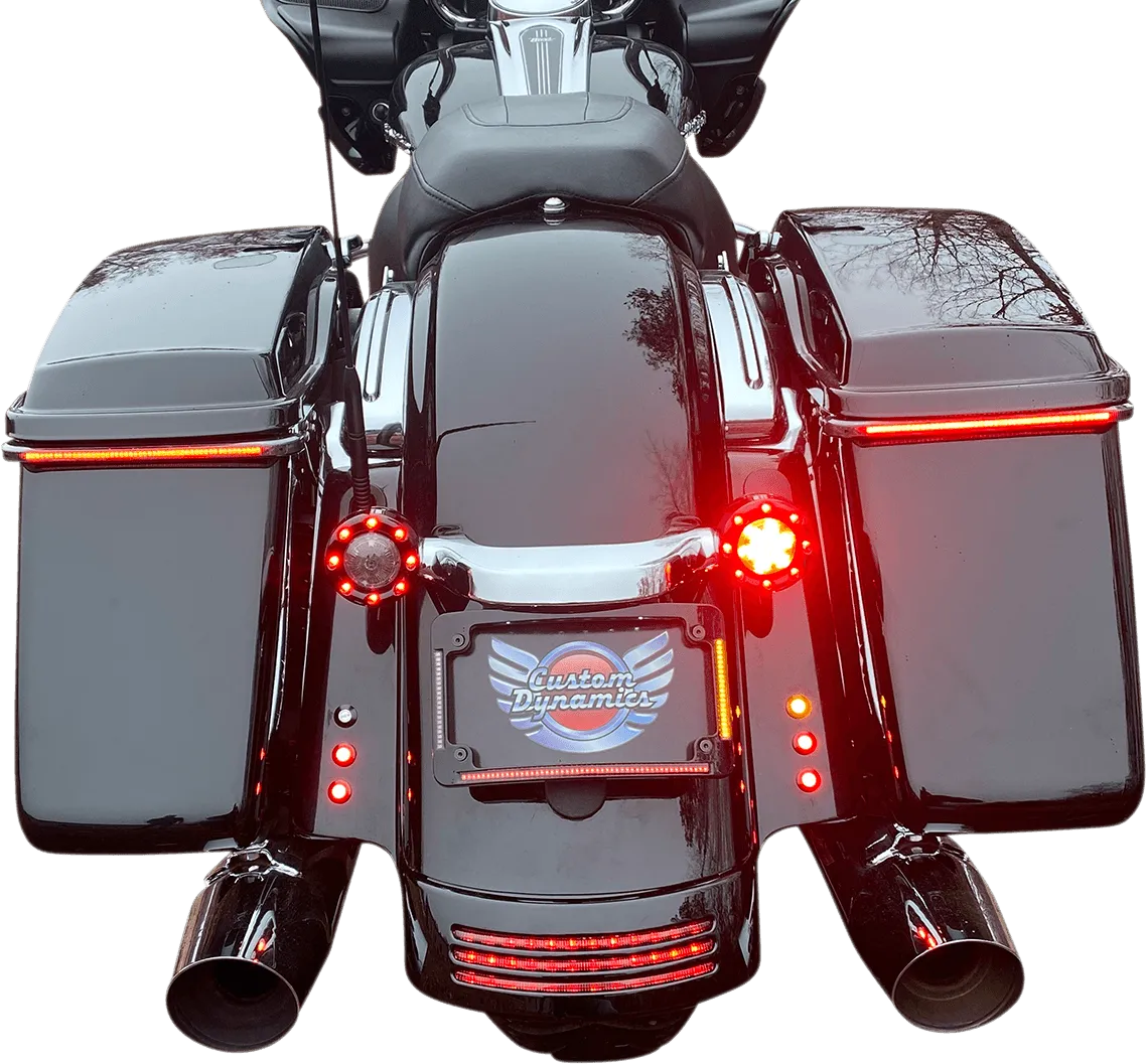 Custom Dynamics TF05-SS6-C Radius License Plate Frame - Chrome