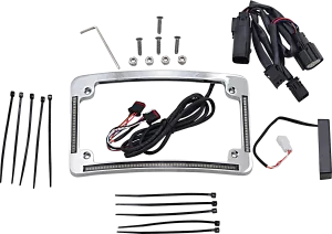 Custom Dynamics TF05-SS6-C Radius License Plate Frame - Chrome