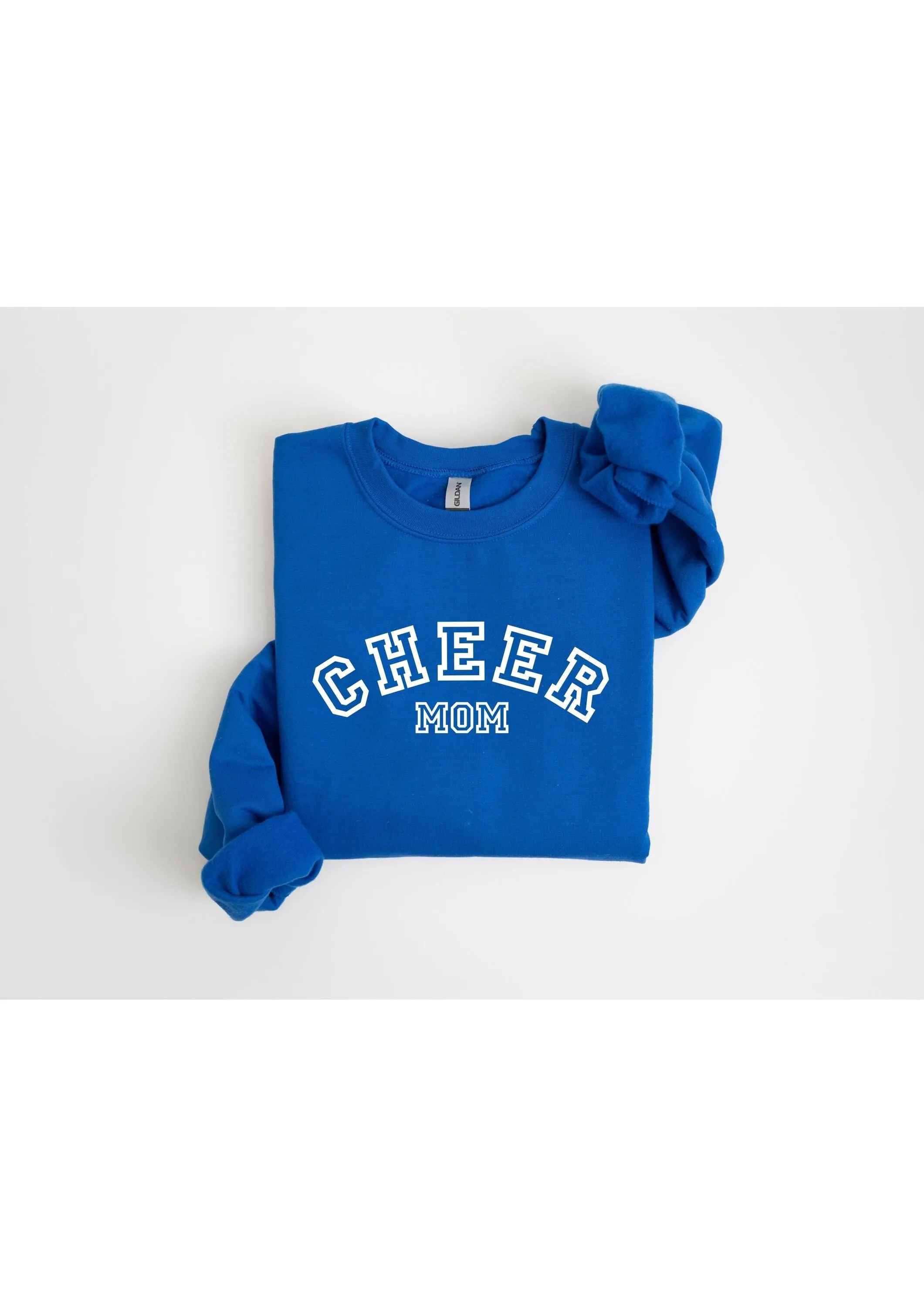 Custom Embossed Cheer Competition Mom Sweatshirt