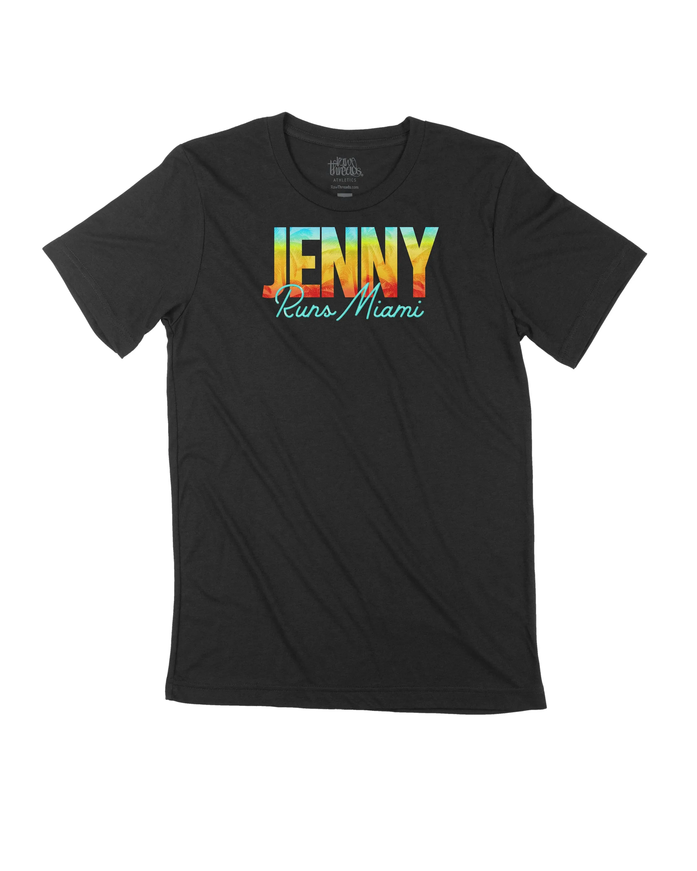 Custom Name Miami Palm Trees