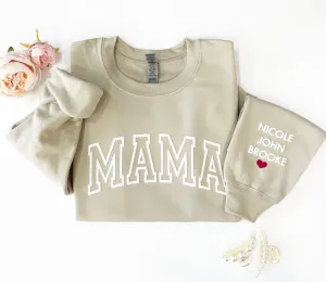 Customized Mothers Day Gift Embossed Sweatshirt
