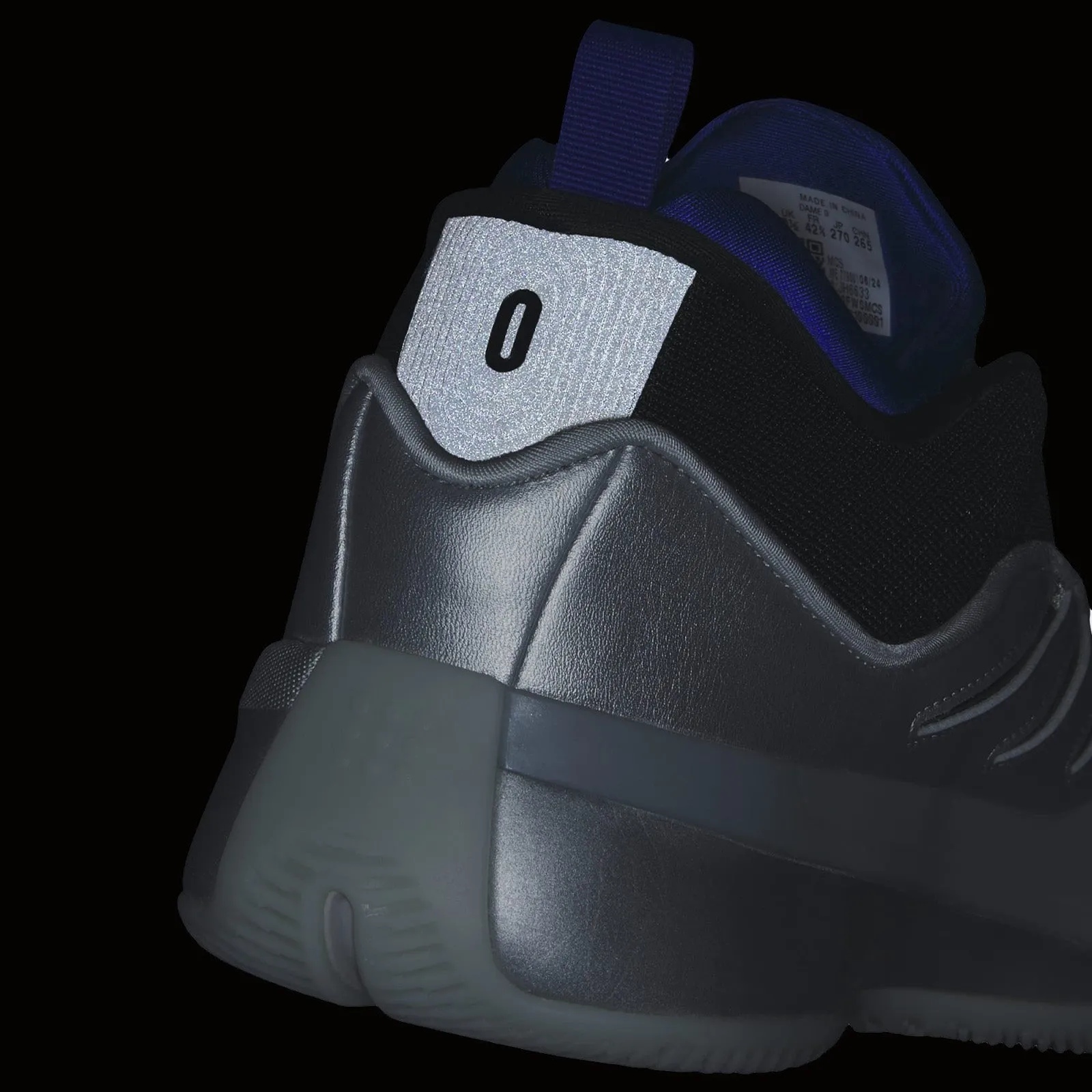 Dame 9 - Silver Metallic/Core Black/Lucid Blue