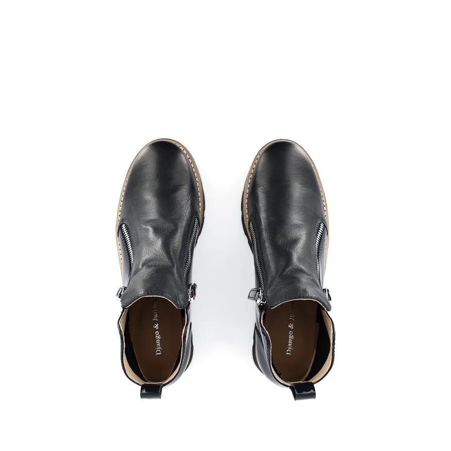 DOTTIZ - NAVY NAVY LEATHER PATENT