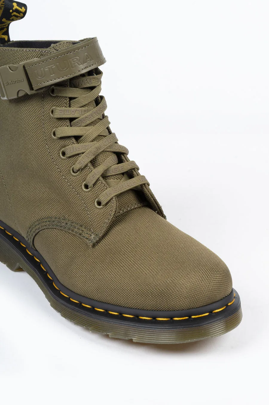 DR MARTENS X FUTURA 1460 EXTRA TOUGH 50/50 OLIVE