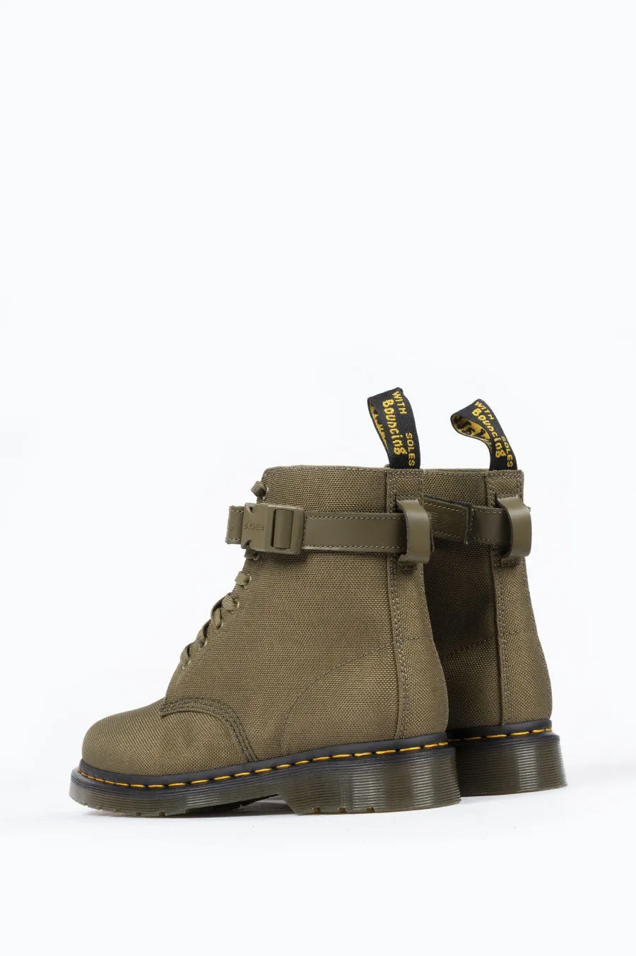 DR MARTENS X FUTURA 1460 EXTRA TOUGH 50/50 OLIVE