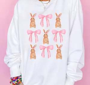 Easter Bunny Bow Sweatshirt