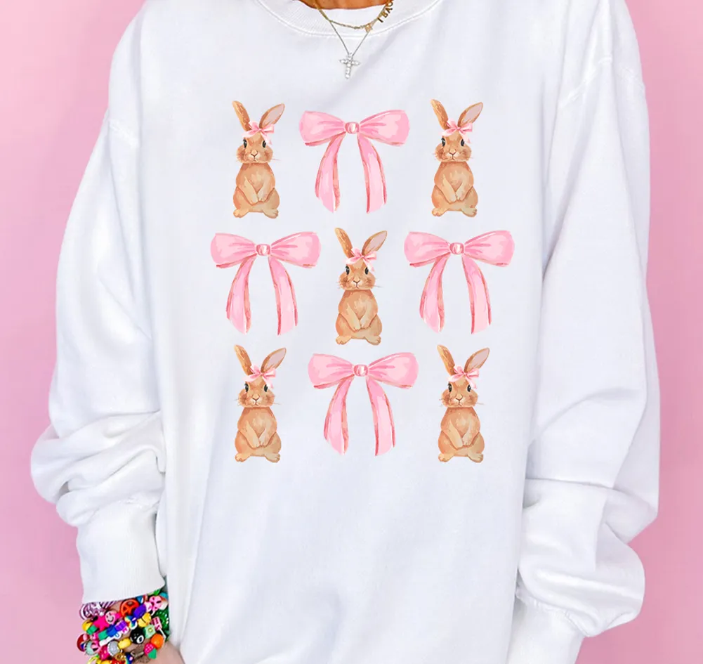 Easter Bunny Bow Sweatshirt