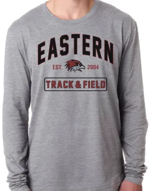 EASTERN TRACK EST Long Sleeve Unisex Tri-Blend T-Shirt