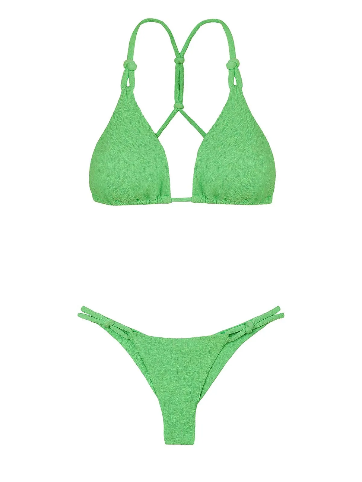 Edie T Back Tri-Edie Detail Bikini ::RET