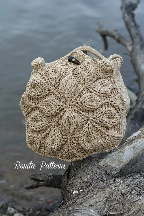 Embossed Garden Handbag
