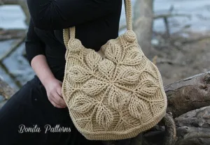 Embossed Garden Handbag