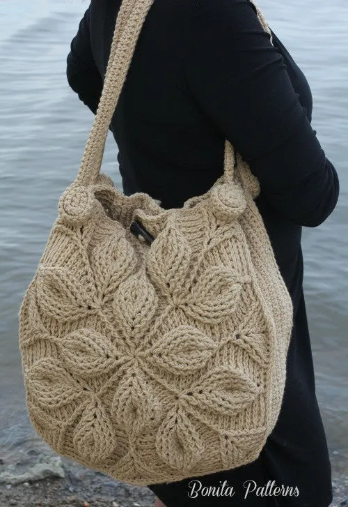 Embossed Garden Handbag