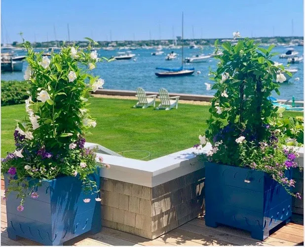 Final Sale - Ocean Drive Planter Large in Yankee Navy