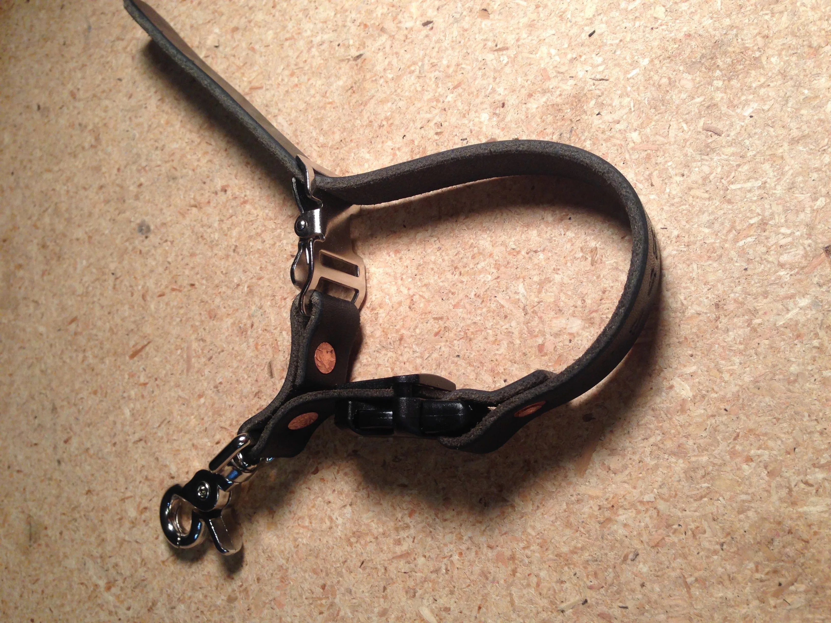 Fireman Leather Glove Strap