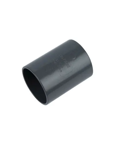 FloPlast ABS Solvent Weld Coupling 50mm Grey (Pack of 10)