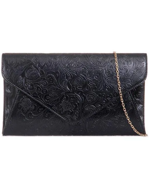 Floral Pattern Clutch Bag - Elena