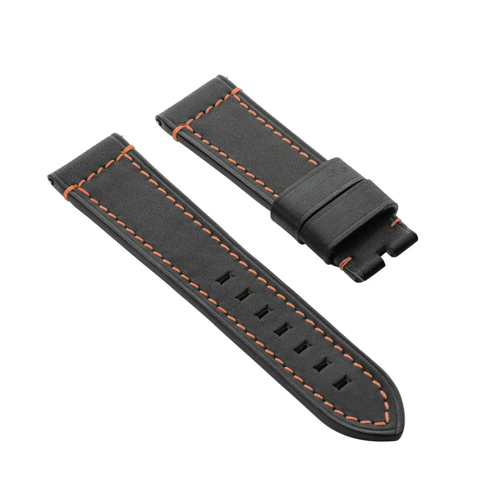 French Classic Hand-Made Leather Strap 22mm