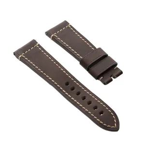 French Classic Hand-Made Leather Strap 22mm