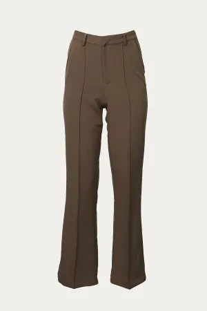 FRONT SEAM WIDE LEG PANTS