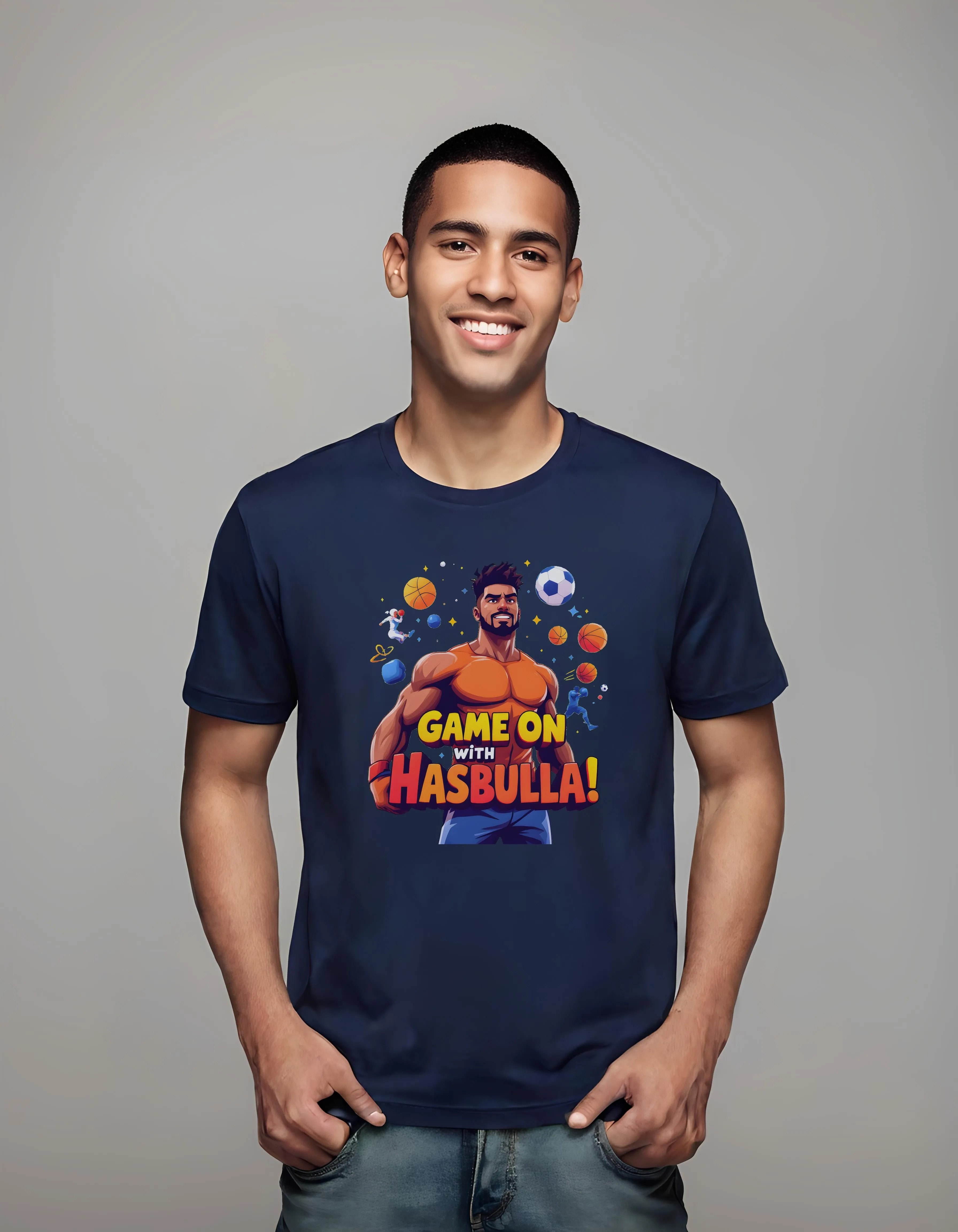 Game On with Hasbulla Design | Classic T-Shirt (Unisex)