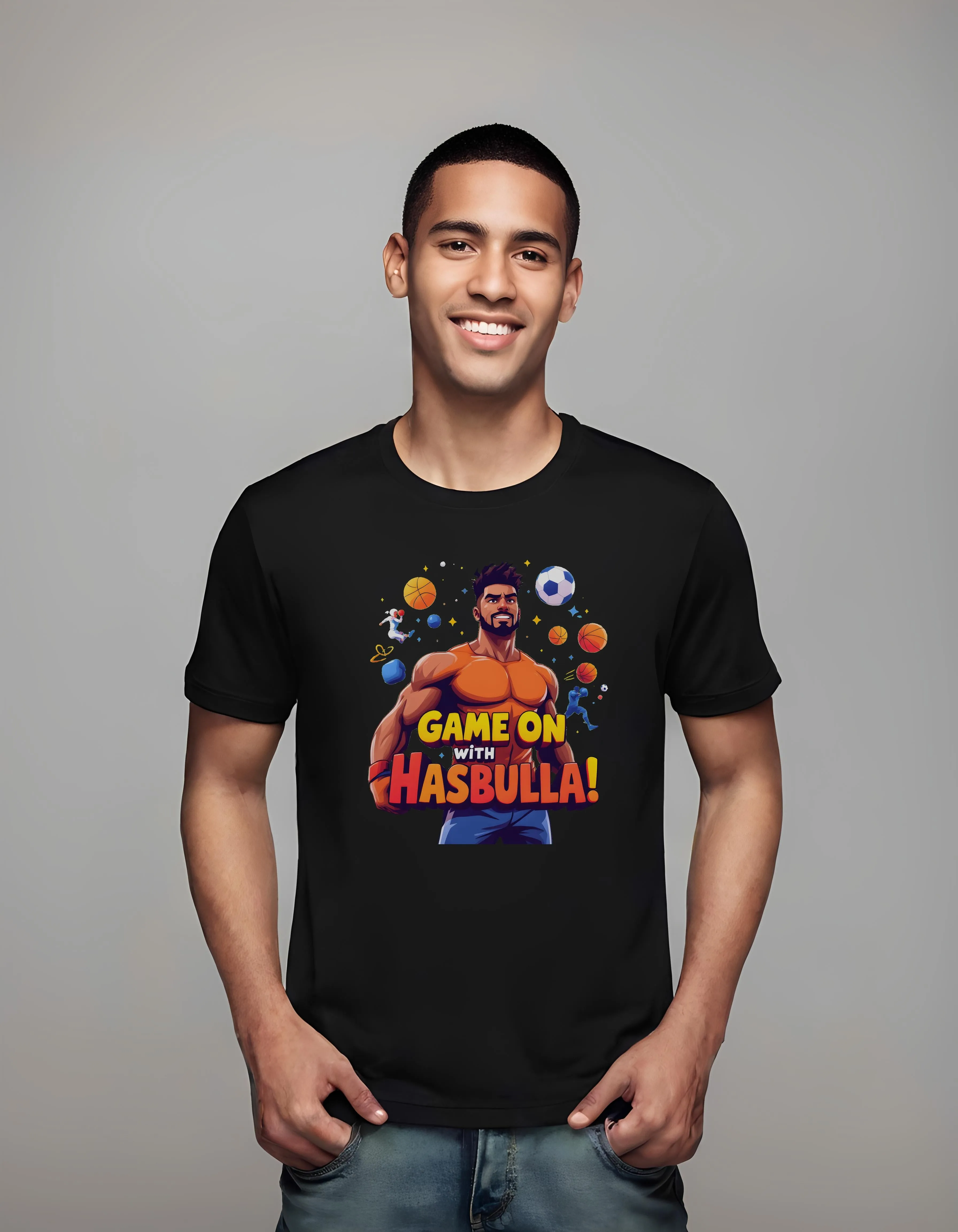 Game On with Hasbulla Design | Classic T-Shirt (Unisex)