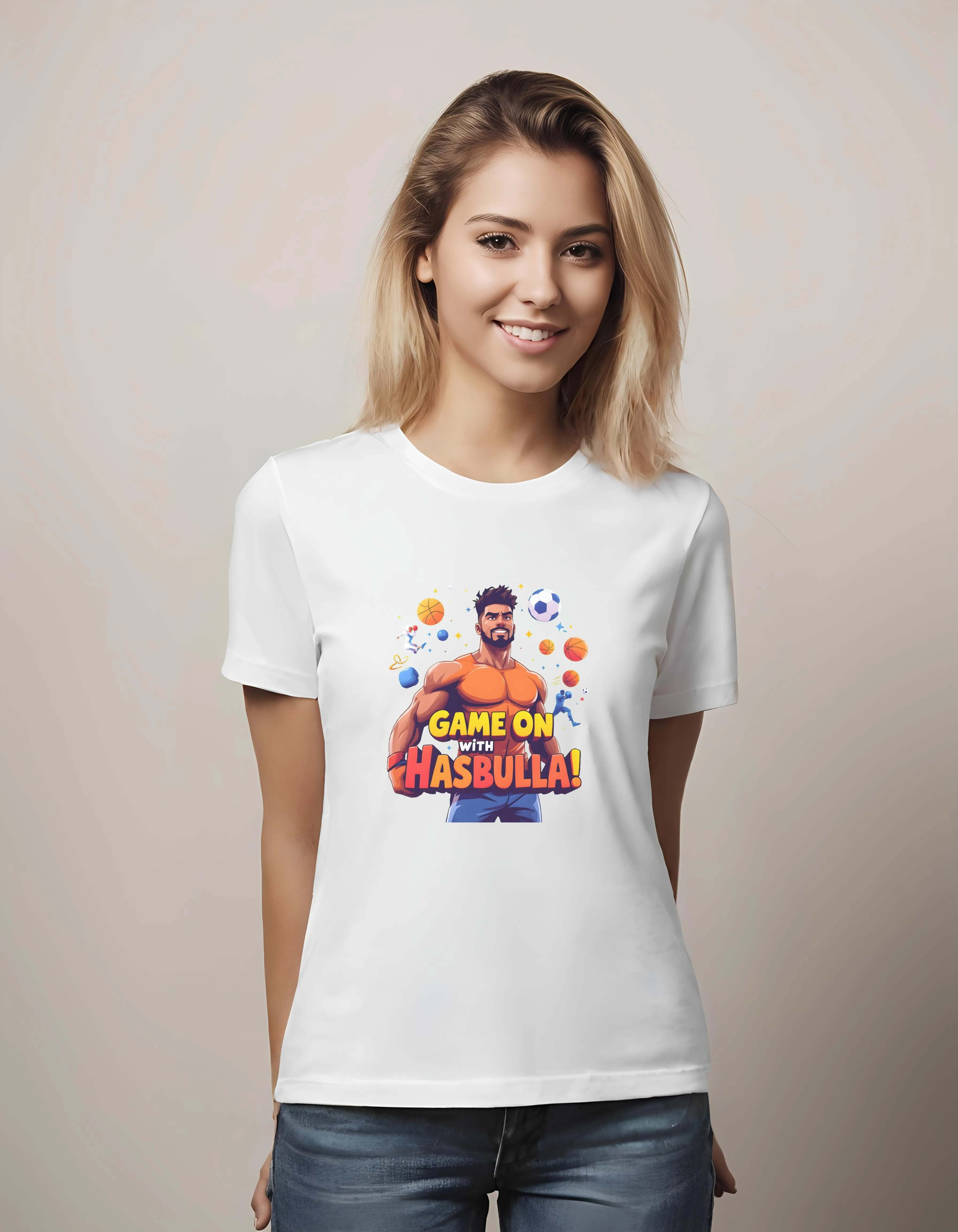 Game On with Hasbulla Design | Classic T-Shirt (Unisex)