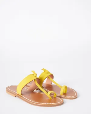 ganges single band t strap - neon yellow