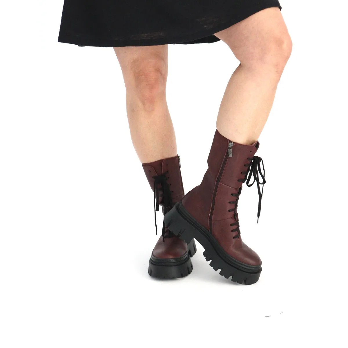 GAS MELANZANA LACE UP