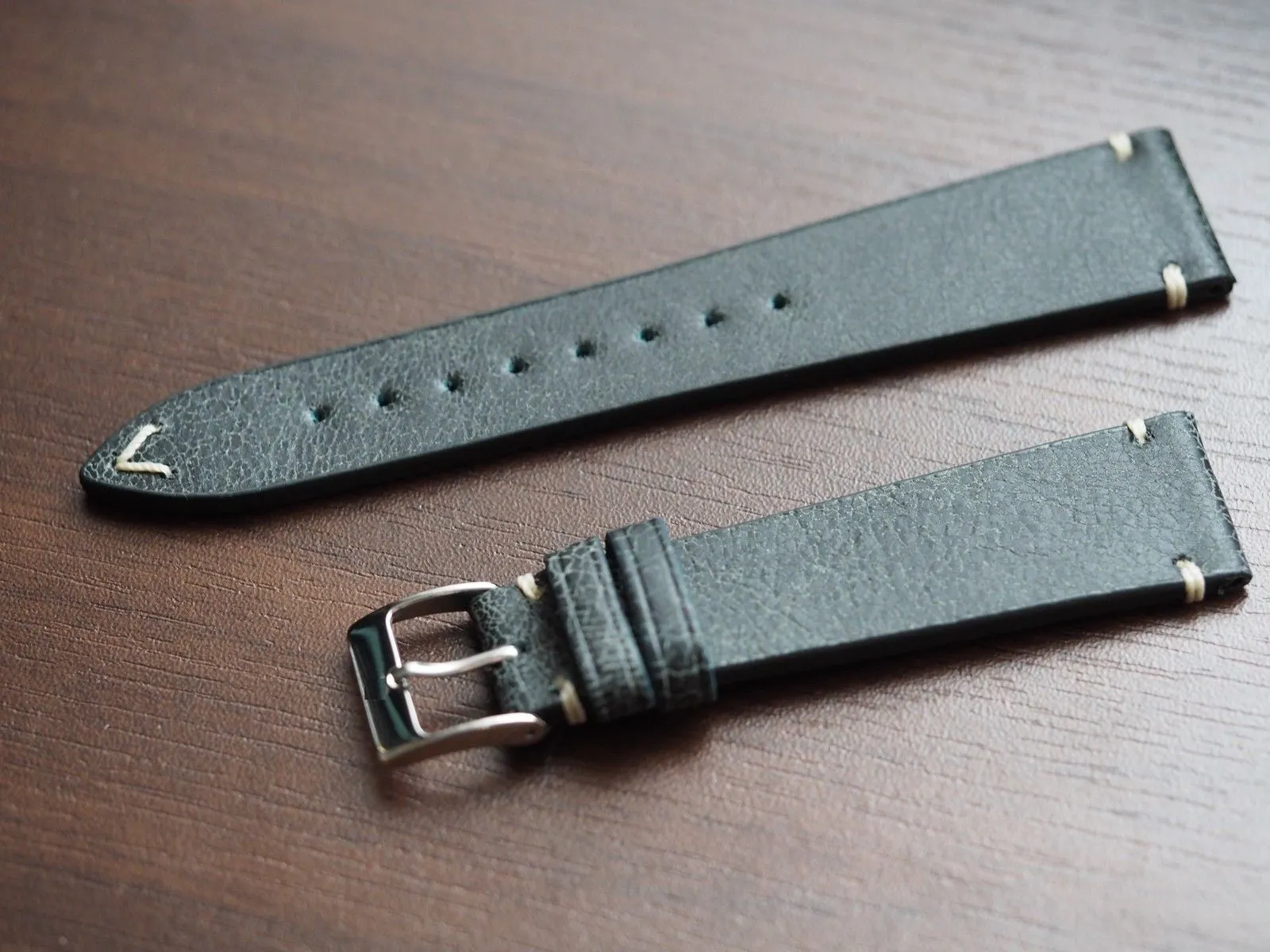 Genuine Italian leather watch strap 20mm