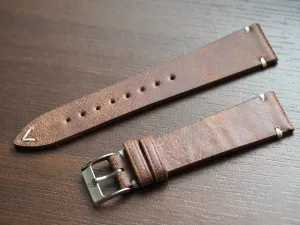 Genuine Italian leather watch strap 20mm