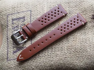 Genuine Italian leather watch strap 20mm