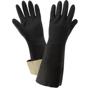 Global Glove & Safety 245CT FrogWear® Supported Rough Finished Neoprene Chemical Handling, 15 Inch