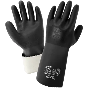 Global Glove & Safety 9913R FrogWear® Premium Rough Finish 13 Inch Neoprene Chemical Handling Gloves
