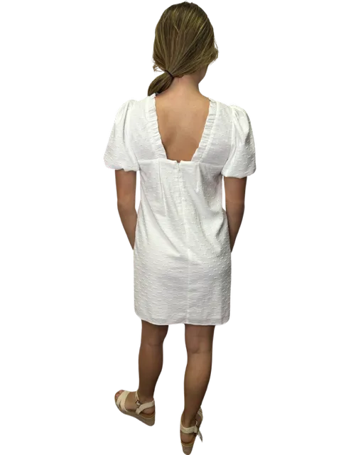 Gorgeous in the Back White Dress