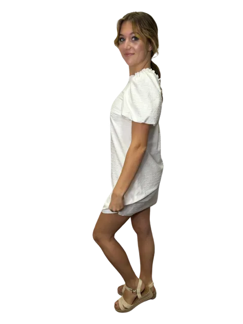 Gorgeous in the Back White Dress