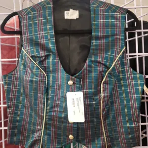 Green Plaid New Hobby Horse Western Top M