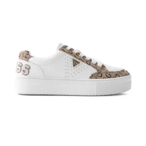 GUESS Beverly Logo Trainers - WHTBEG