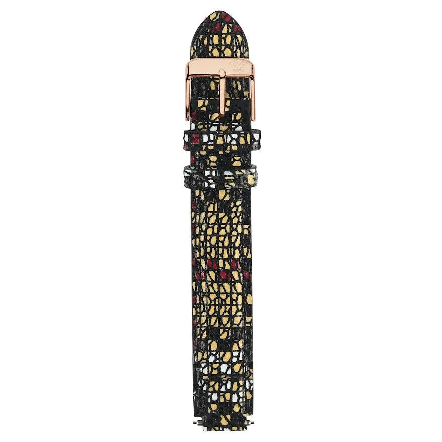 GV2 12mm Italian Multicolor Leather Strap