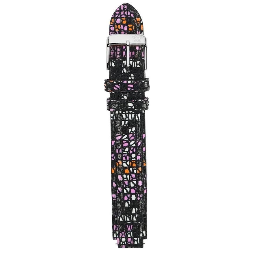 GV2 12mm Italian Multicolor Leather Strap