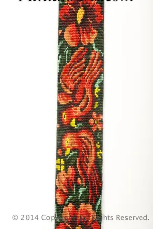 Hand Beaded Leather Guitar Straps - SOLD OUT!