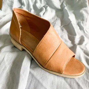 Harley Open Toe Flat