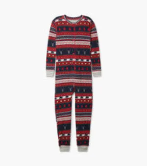 Hatley Pj's - Fair Isle Stag One Piece - 5